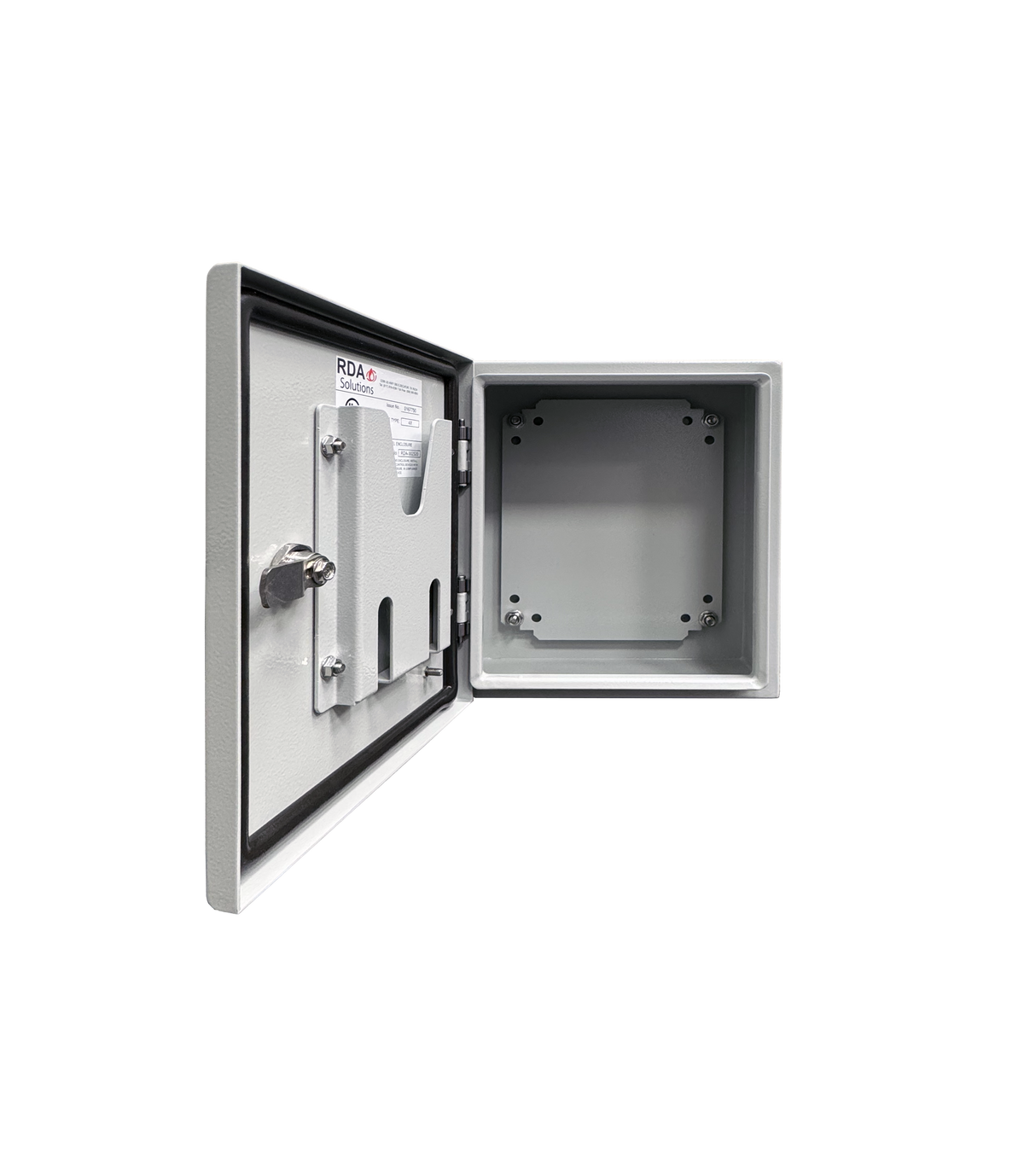 Vizor 12" x 10" x 5" Steel Control Panel Enclosure - UL Listed Type 4X (CP-121005-UL)