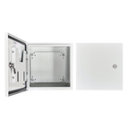 Vizor 12" x 12" x 8" Steel Control Panel Enclosure - UL Listed Type 4X (CP-121208-UL)