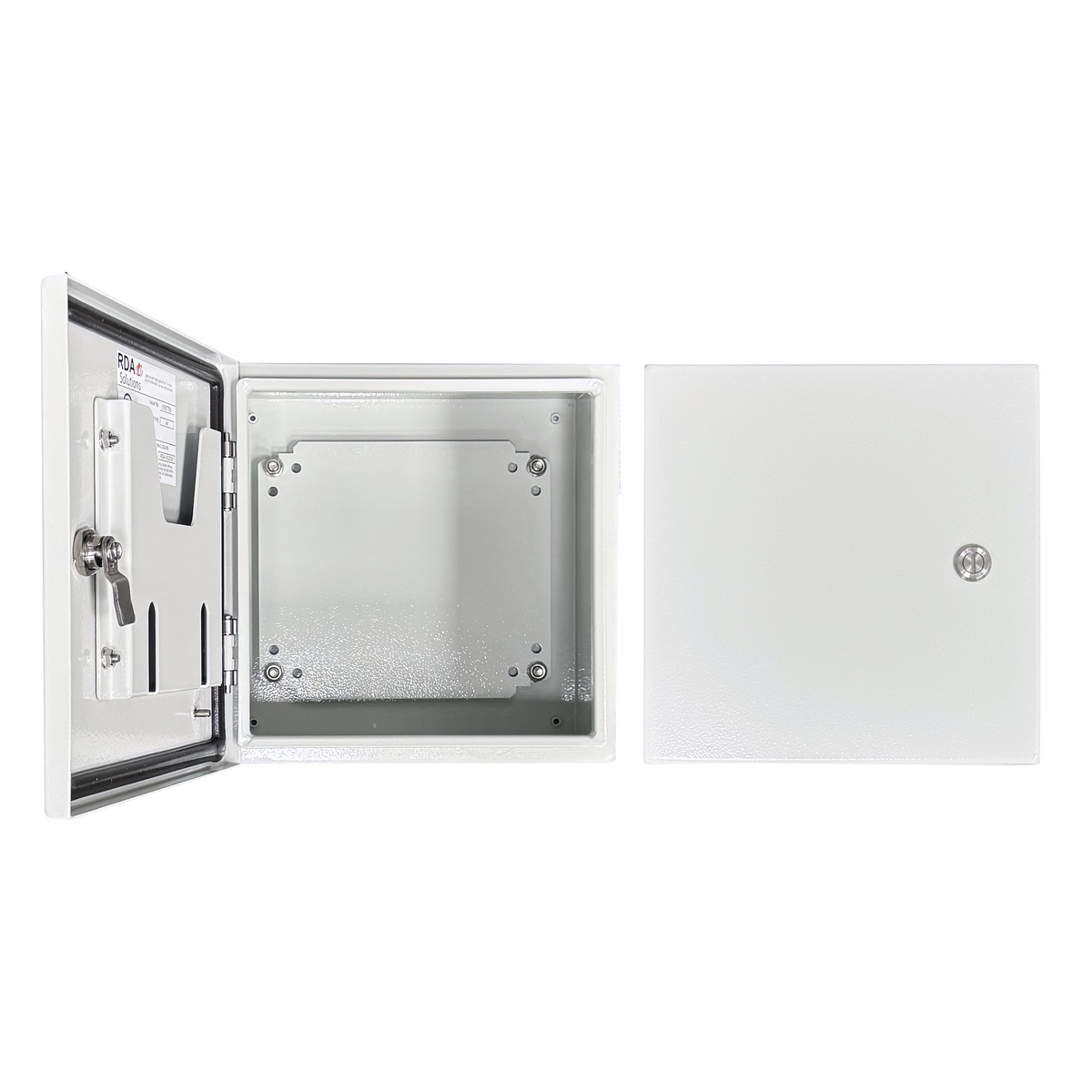 Vizor 12" x 12" x 8" Steel Control Panel Enclosure - UL Listed Type 4X (CP-121208-UL)