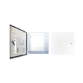 Vizor 16" x 16" x 8" Steel Control Panel Enclosure - White, UL Listed Type 4X (CP-161608-UL-White)