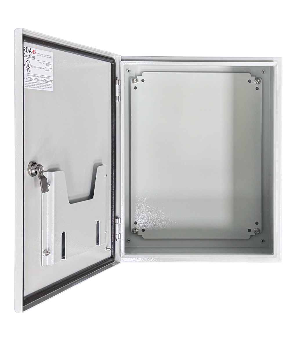 Vizor 20" x 16" x 8" Steel Control Panel Enclosure - UL Listed Type 4X (CP-201608-UL)