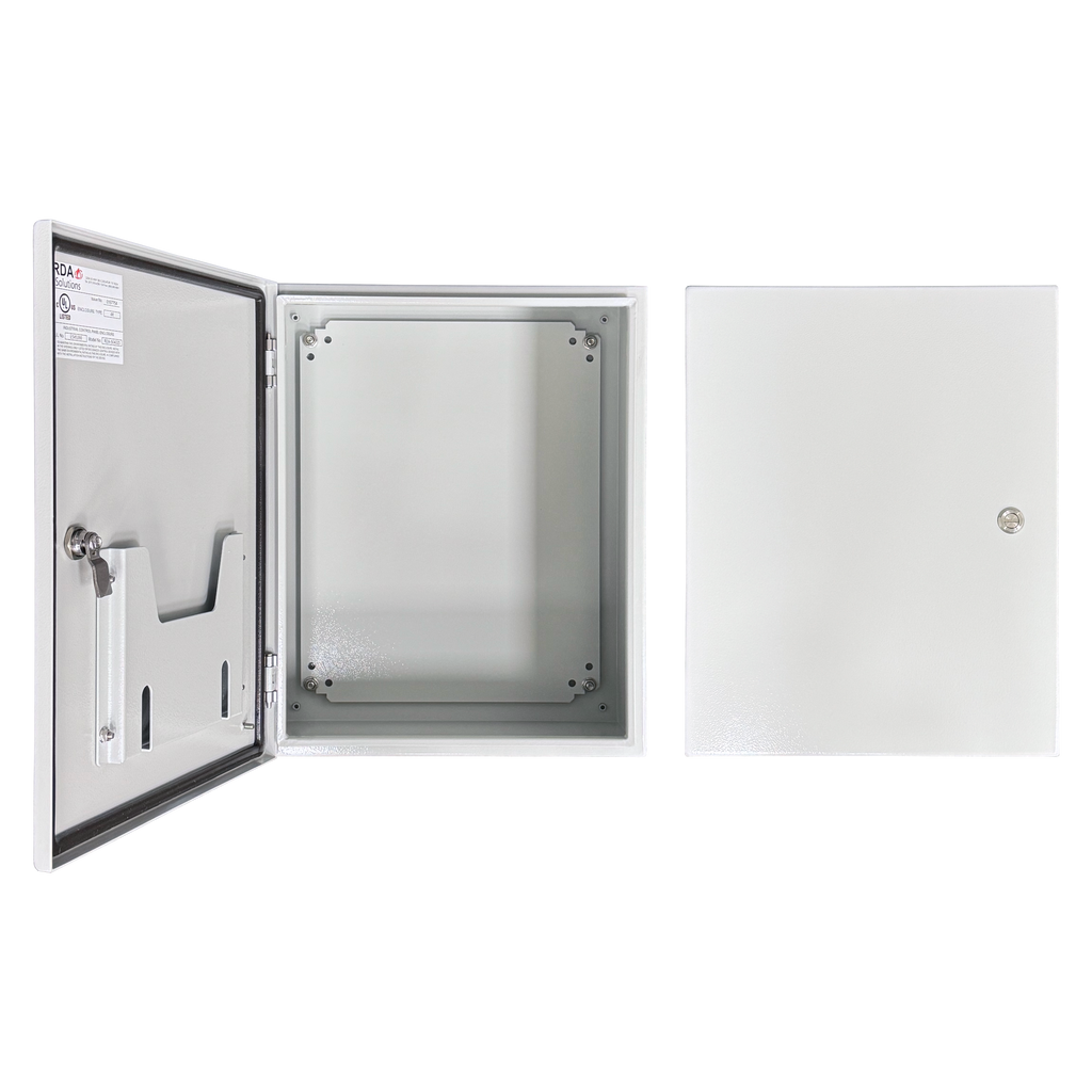 Vizor 20" x 16" x 8" Steel Control Panel Enclosure - UL Listed Type 4X (CP-201608-UL)