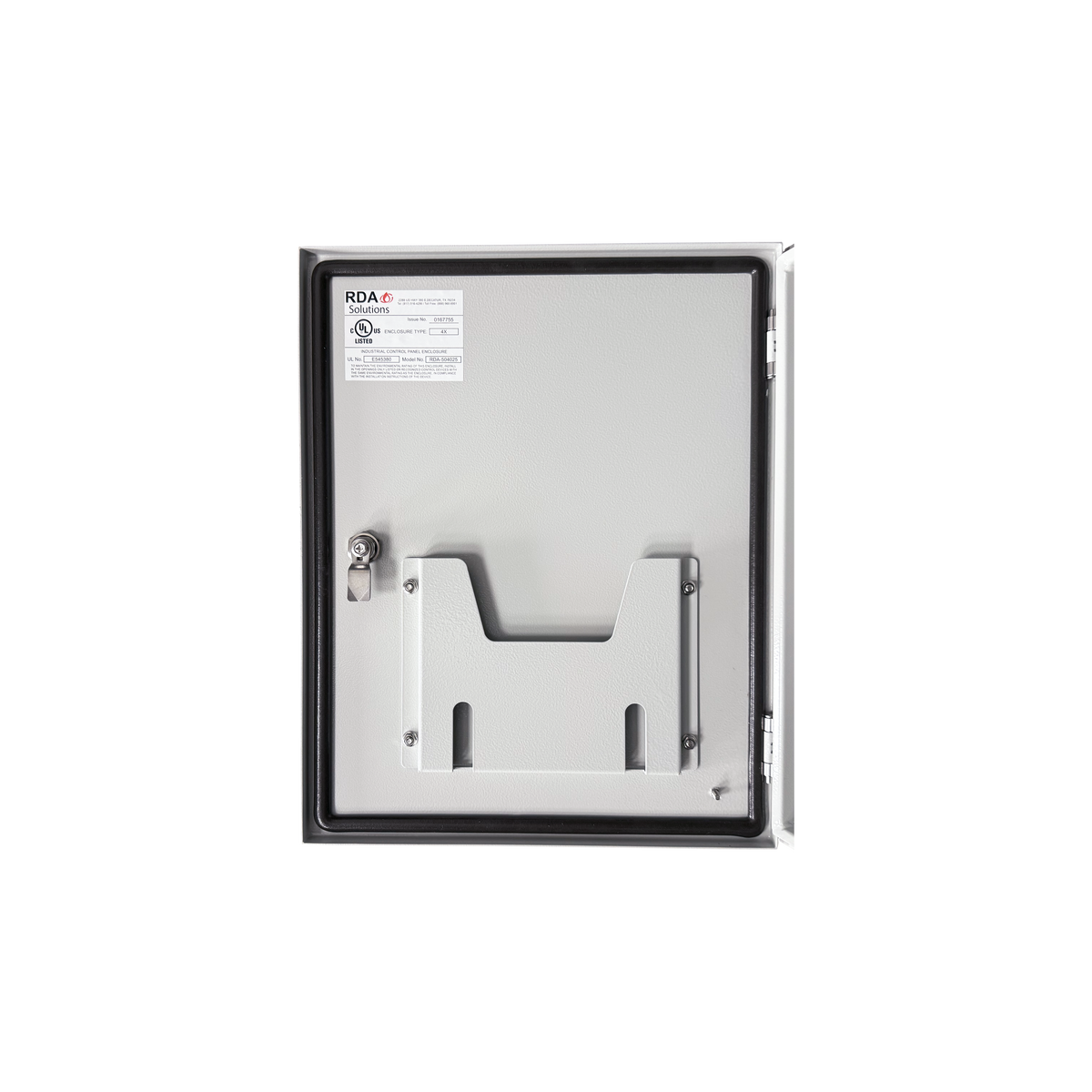 Vizor 20" x 16" x 10" Steel Control Panel Enclosure - UL Listed Type 4X (CP-201610-UL)