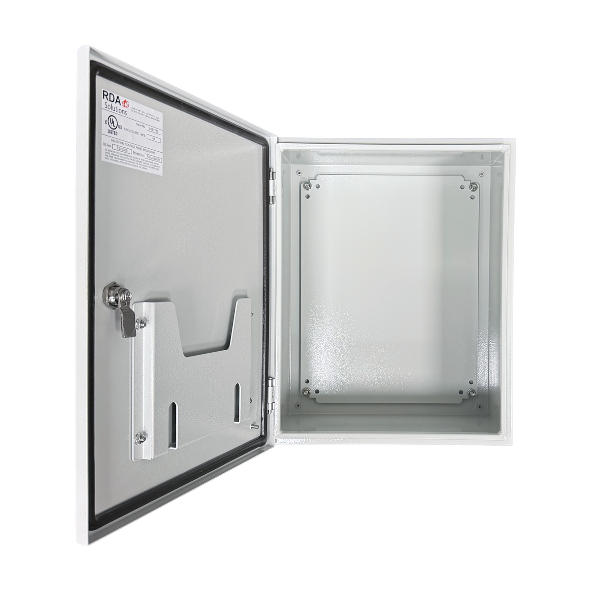 Vizor 20" x 16" x 10" Steel Control Panel Enclosure - UL Listed Type 4X (CP-201610-UL)