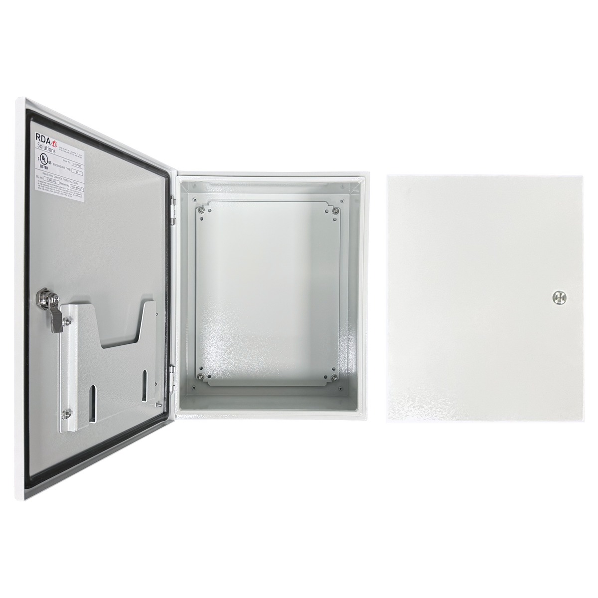 Vizor 20" x 16" x 10" Steel Control Panel Enclosure - UL Listed Type 4X (CP-201610-UL)