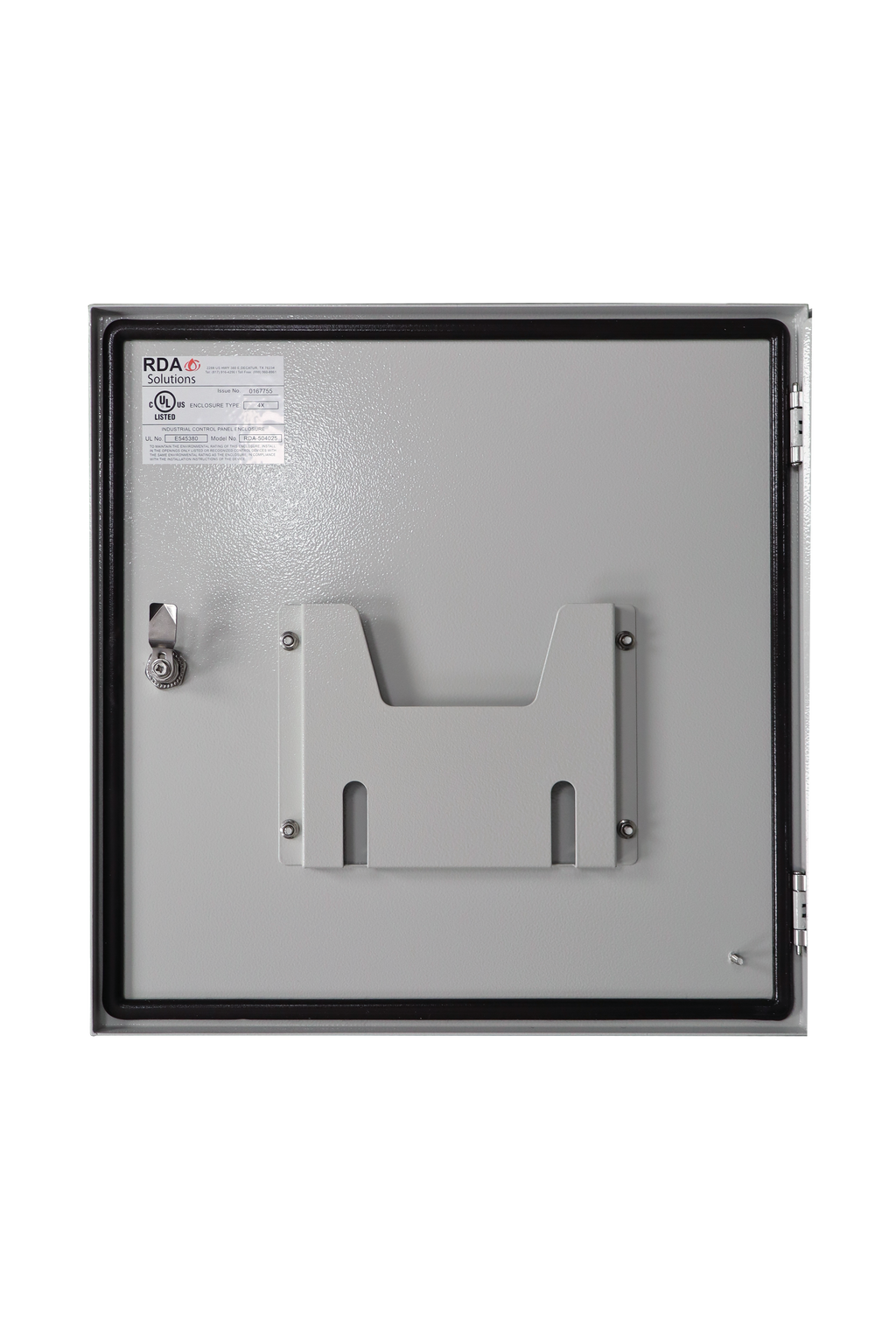 Vizor 20" x 20" x 12" Steel Control Panel Enclosure - UL Listed Type 4X (CP-202012-UL)