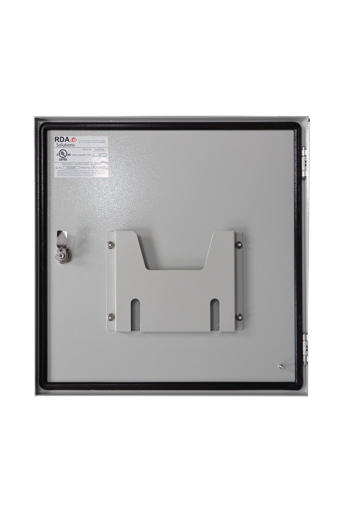 Vizor 20" x 20" x 12" Steel Control Panel Enclosure - UL Listed Type 4X (CP-202012-UL)