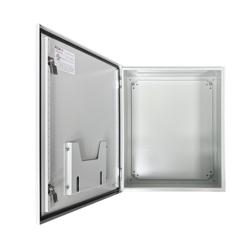 Vizor 24" x 20" x 10" Steel Control Panel Enclosure - UL Listed Type 4X (CP-242010-UL)