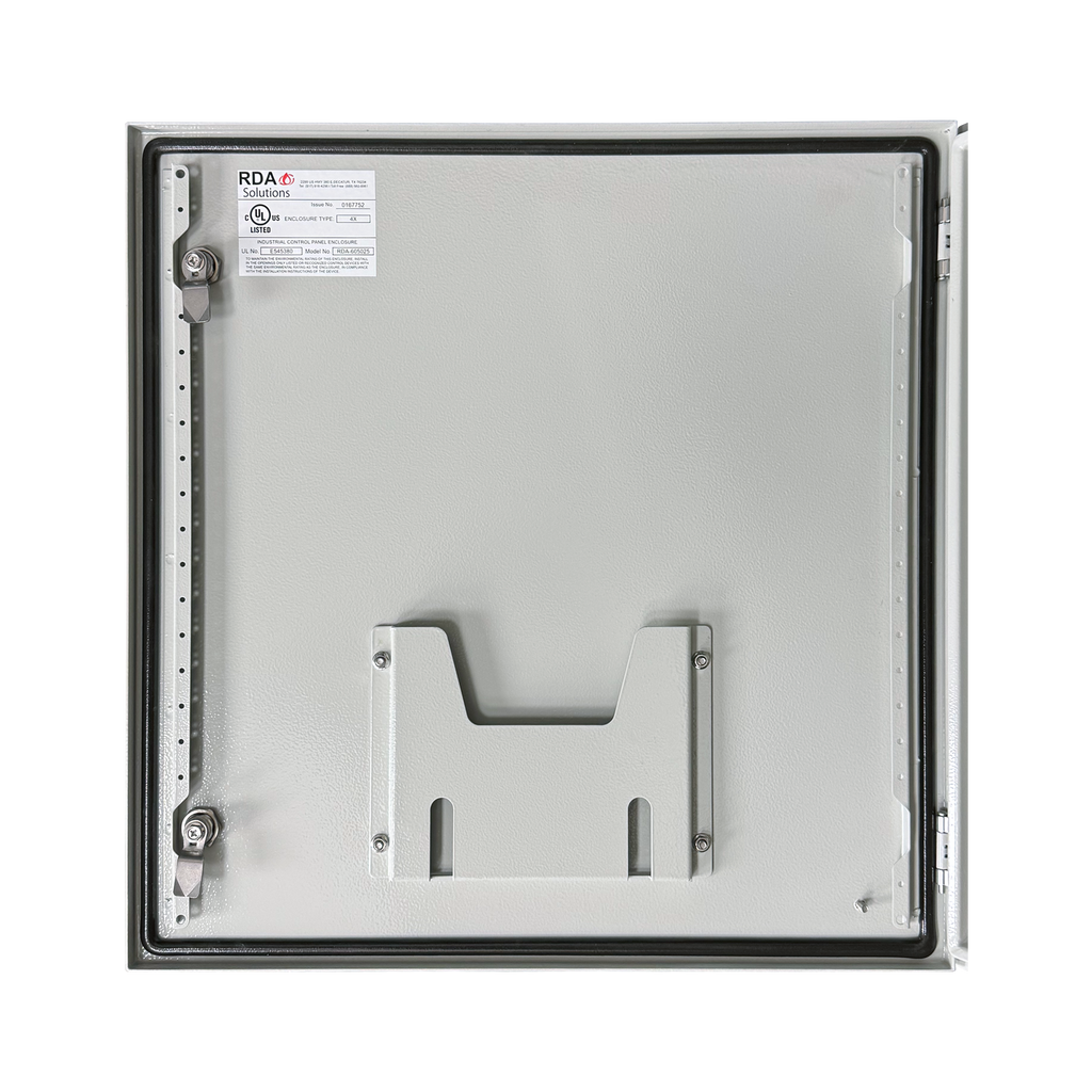 Vizor 24" x 24" x 10" Steel Control Panel Enclosure - UL Listed Type 4X (CP-242410-UL)