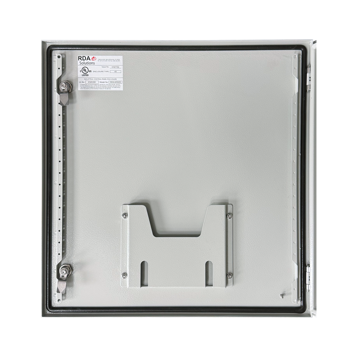 Vizor 24" x 24" x 10" Steel Control Panel Enclosure - UL Listed Type 4X (CP-242410-UL)