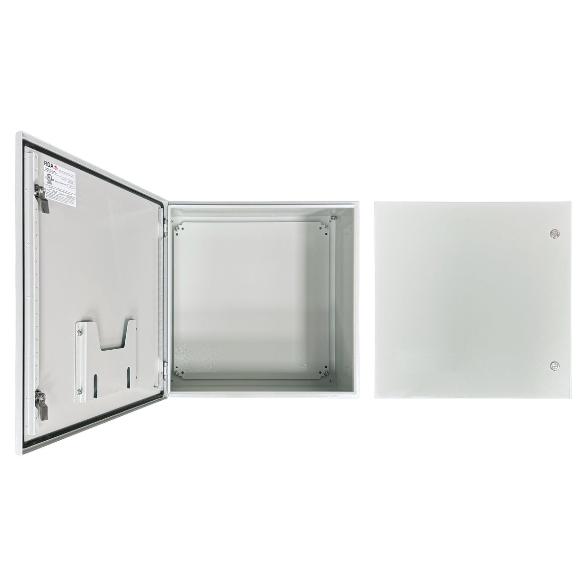 Vizor 24" x 24" x 10" Steel Control Panel Enclosure - UL Listed Type 4X (CP-242410-UL)