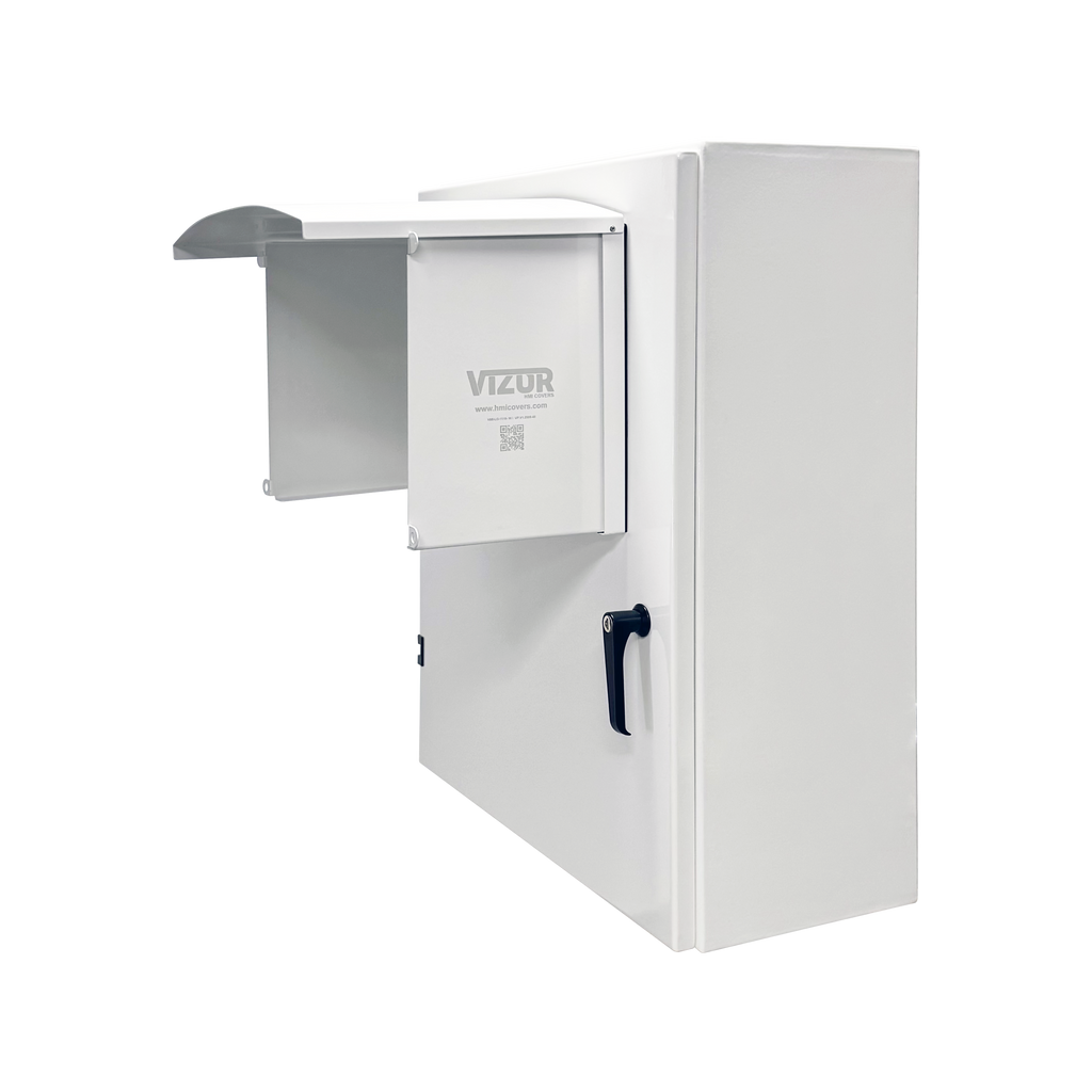 Vizor 30" x 24" x 10" Aluminum Control Panel Enclosure - 3-Point Latch, UL Listed Type 4X (CP-302410-A3-UL)