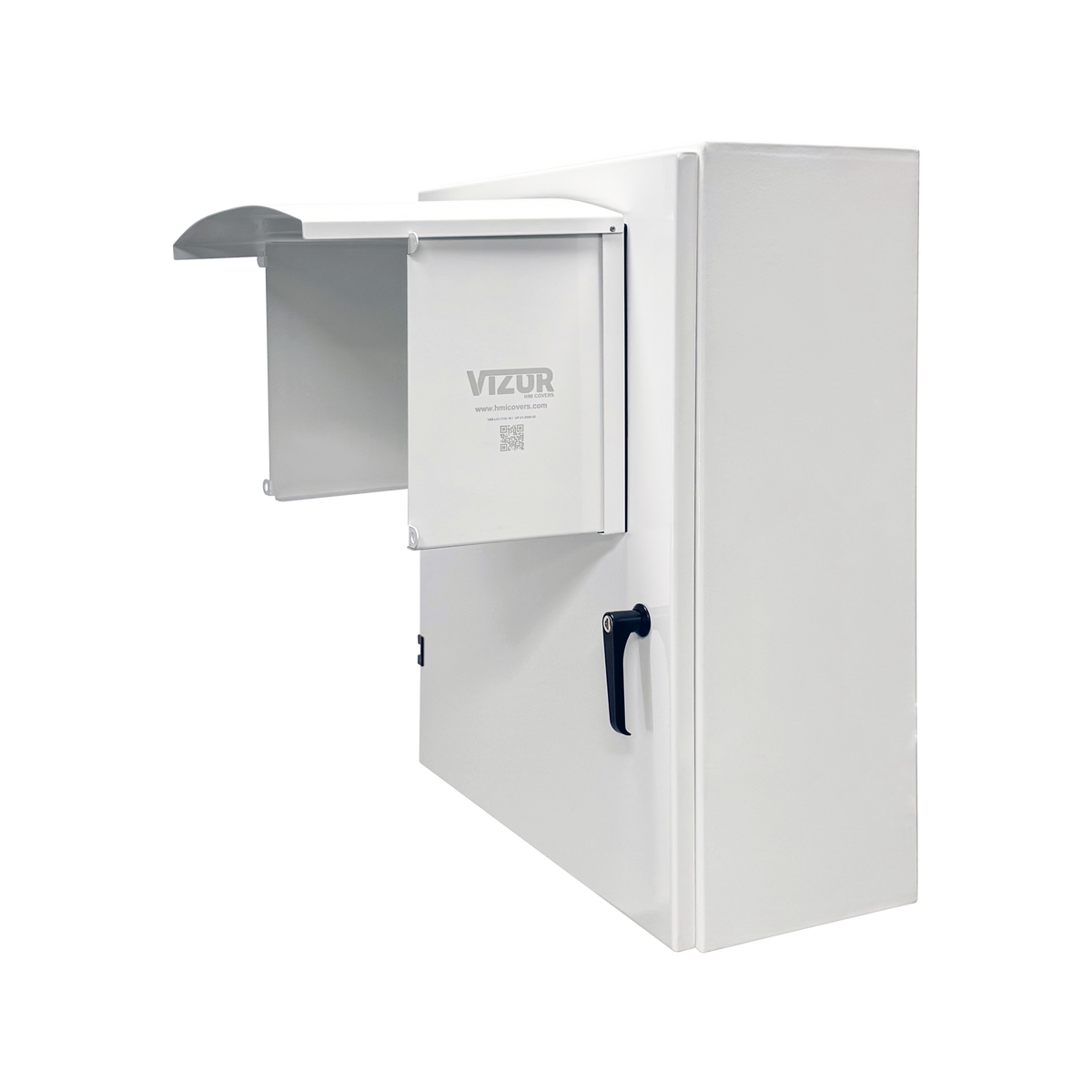 Vizor 30" x 24" x 10" Aluminum Control Panel Enclosure - 3-Point Latch, UL Listed Type 4X (CP-302410-A3-UL)