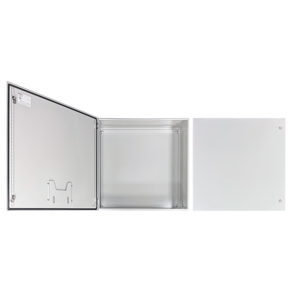 Vizor 36" x 36" x 12" Steel Control Panel Enclosure - UL Listed Type 4X (CP-363612-UL)
