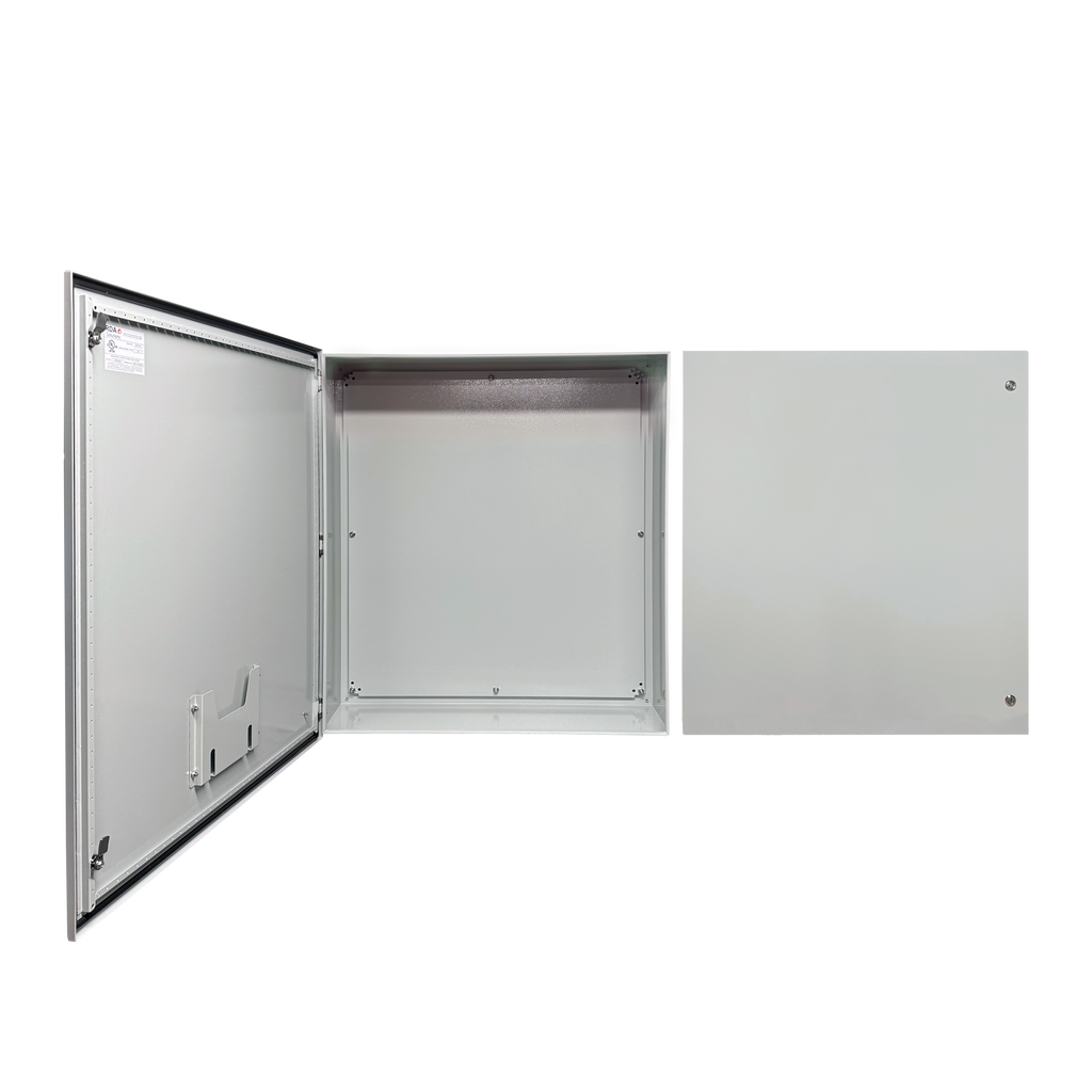 Vizor 42" x 36" x 12" Steel Control Panel Enclosure - UL Listed Type 4X (CP-423612-UL)