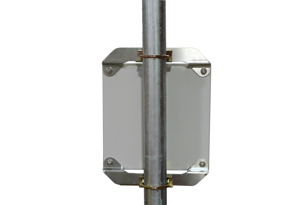 Vizor Pole Mounting Bracket Kit for 12" x 12" Control Panels (CP-PMB-1212)