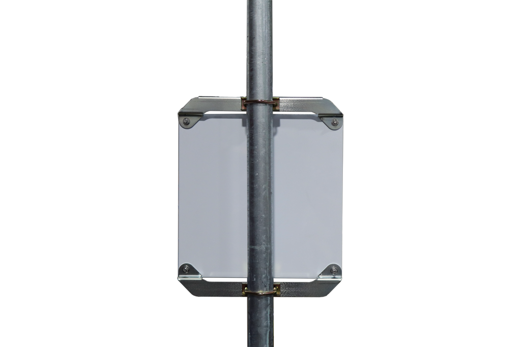 Vizor Pole Mounting Bracket Kit for 16" x 16" Control Panels (CP-PMB-1616)