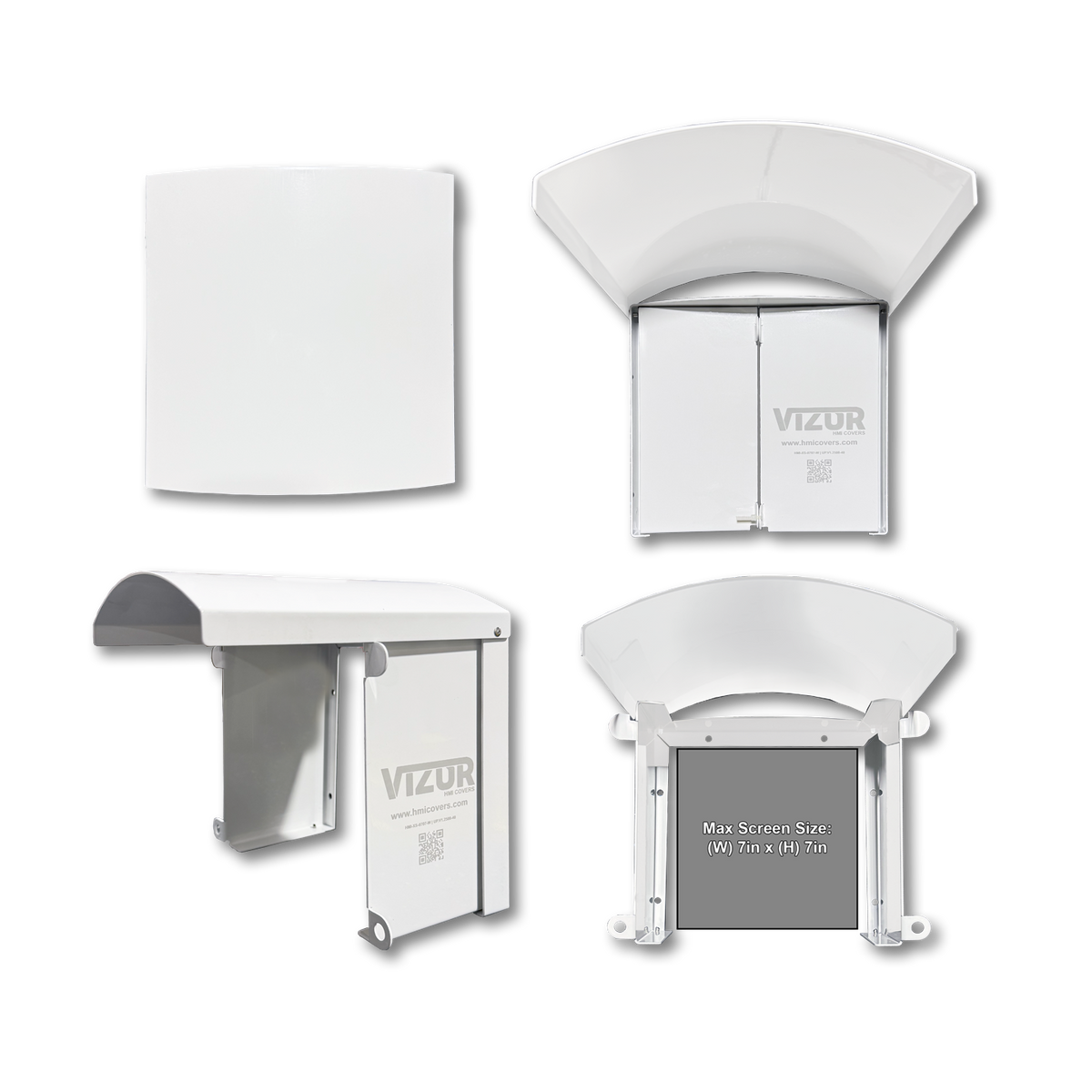 Vizor Extra Small HMI Cover - 7" x 7" (HMI-XS-0707)