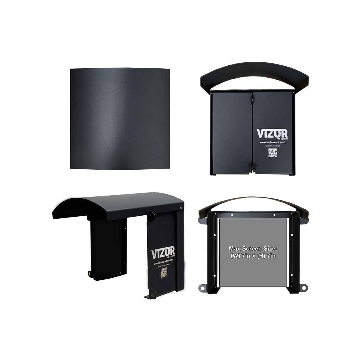 Vizor Extra Small HMI Cover - 7" x 7" (HMI-XS-0707)