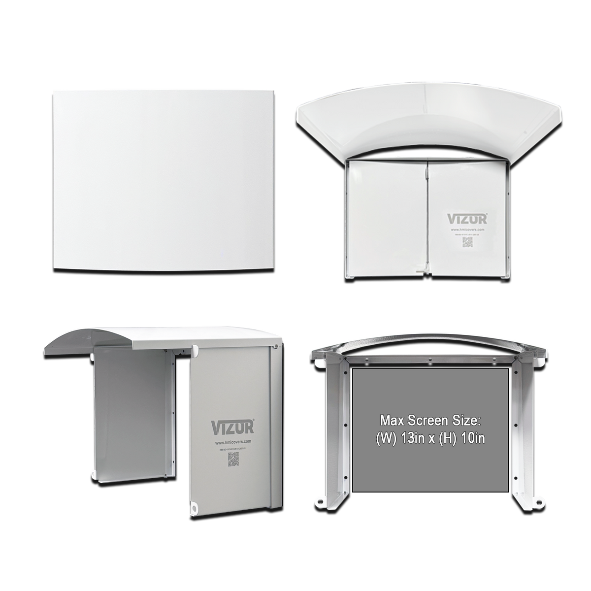 Vizor Medium HMI Cover - 10" x 12.75" Max Screen Size (HMI-MD-1013)