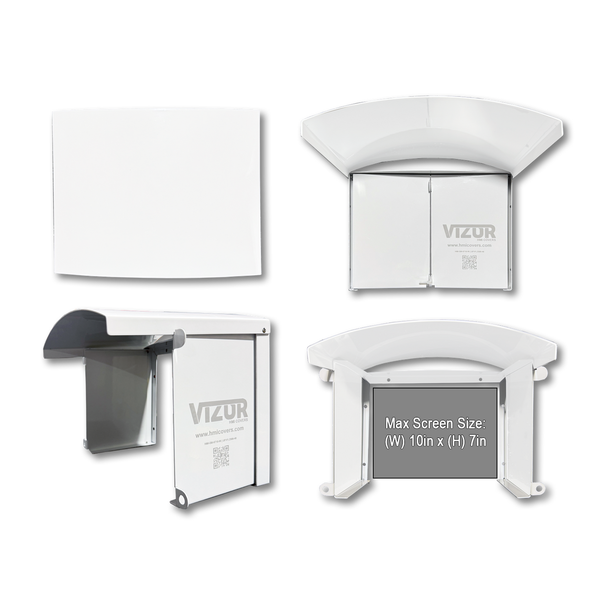 Vizor Small HMI Cover - 7.25" x 9.875" Max Screen Size (HMI-SM-0710)