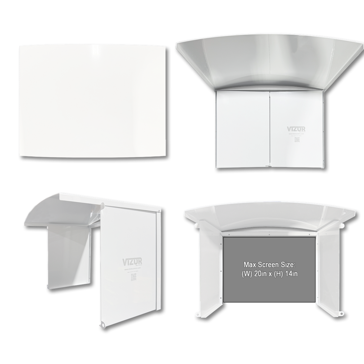 Vizor Extra Large HMI Cover - 14.25" x 19.875" Max Screen Size (HMI-XL-1420)