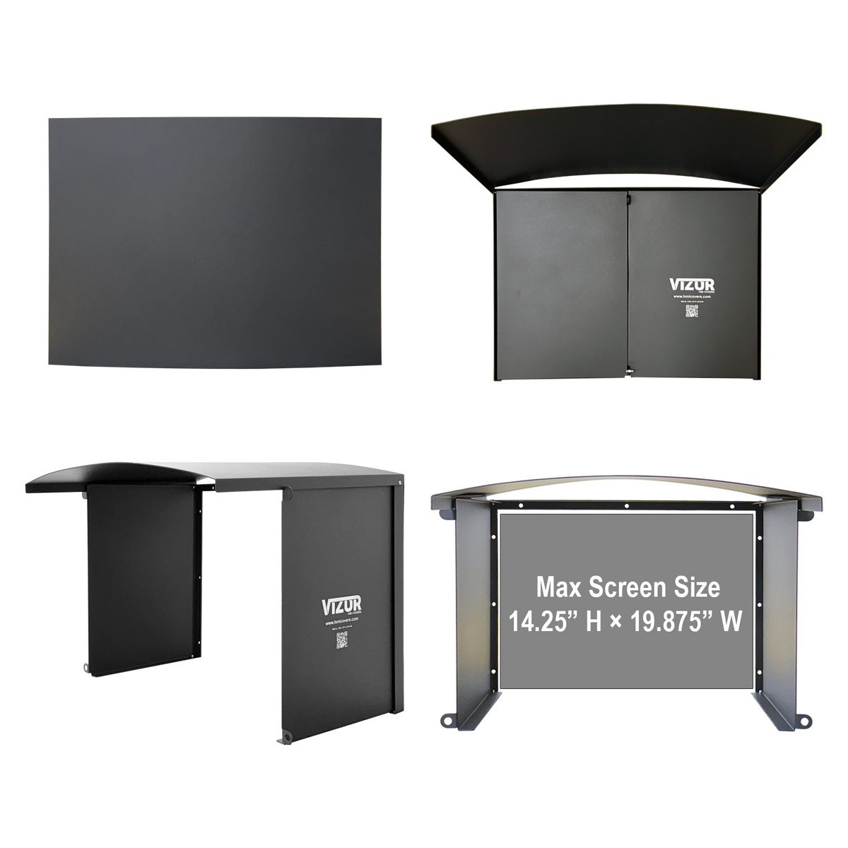 Vizor Extra Large HMI Cover - 14.25" x 19.875" Max Screen Size (HMI-XL-1420)