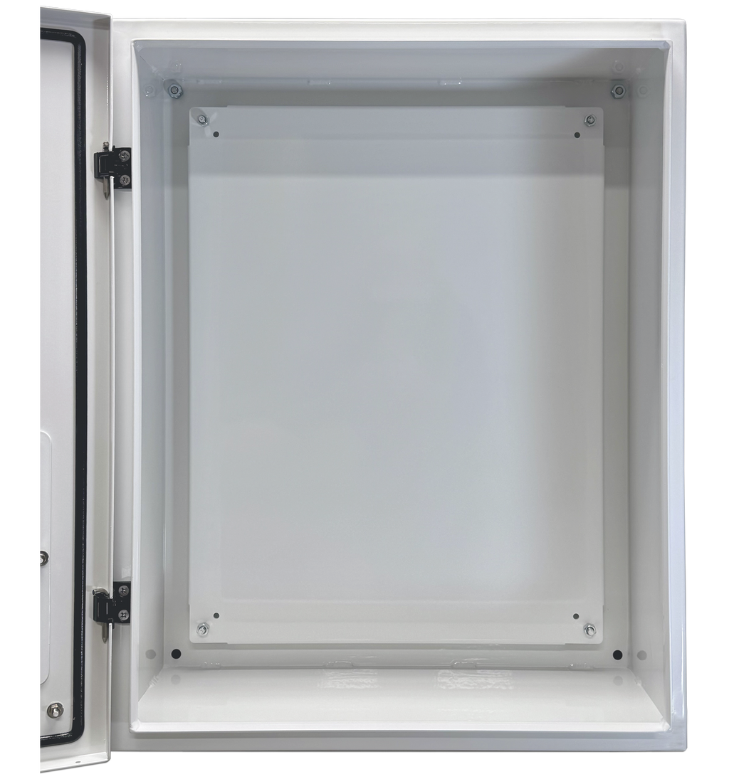 Vizor 30" x 24" x 10" Aluminum Control Panel Enclosure - 3-Point Latch, UL Listed Type 4X (CP-302410-A3-UL)